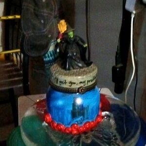 Wizard of Oz I'll get you my pretty witch trinket box